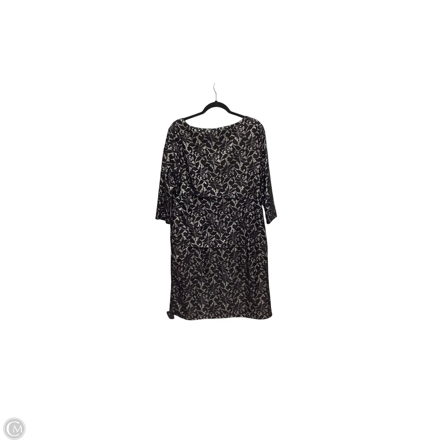 Dress Casual Short By Tahari In Black, Size: 16