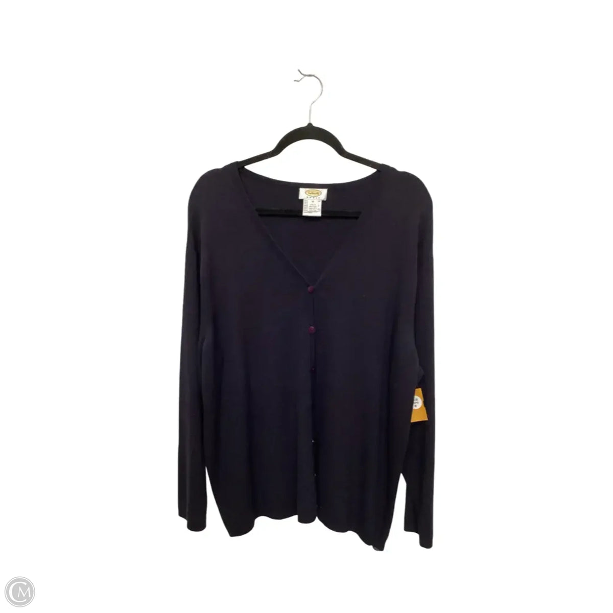 Cardigan By Talbots In Navy, Size: 2x