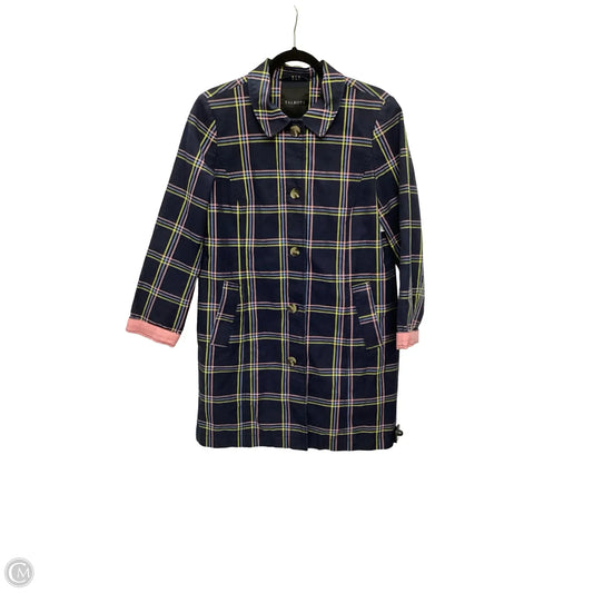 Coat Peacoat By Talbots In Plaid Pattern, Size: S