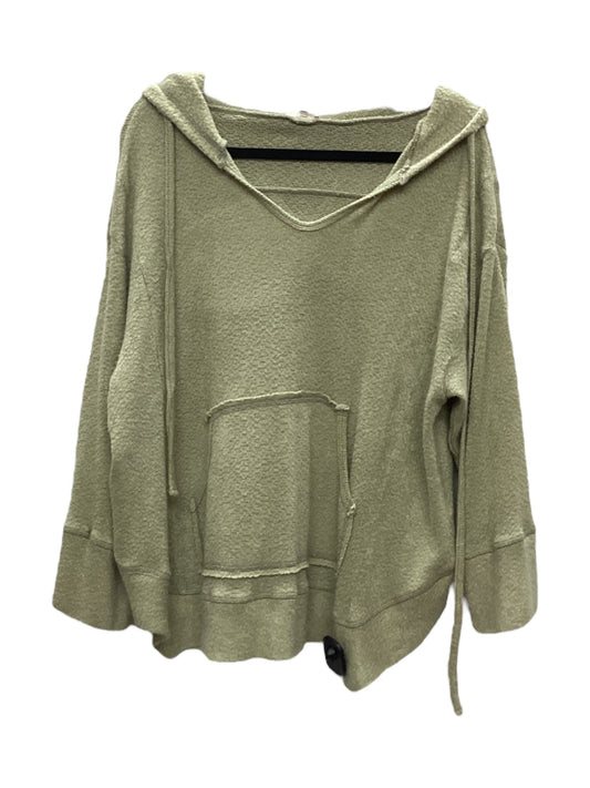 Sweatshirt Hoodie By Easel In Tan, Size: S