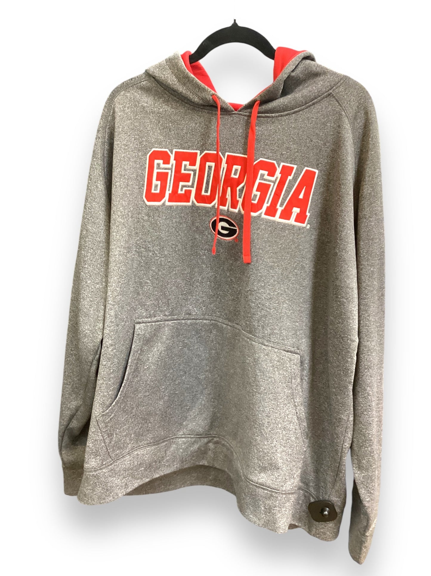 Sweatshirt Hoodie By Champion In Grey, Size: 2x