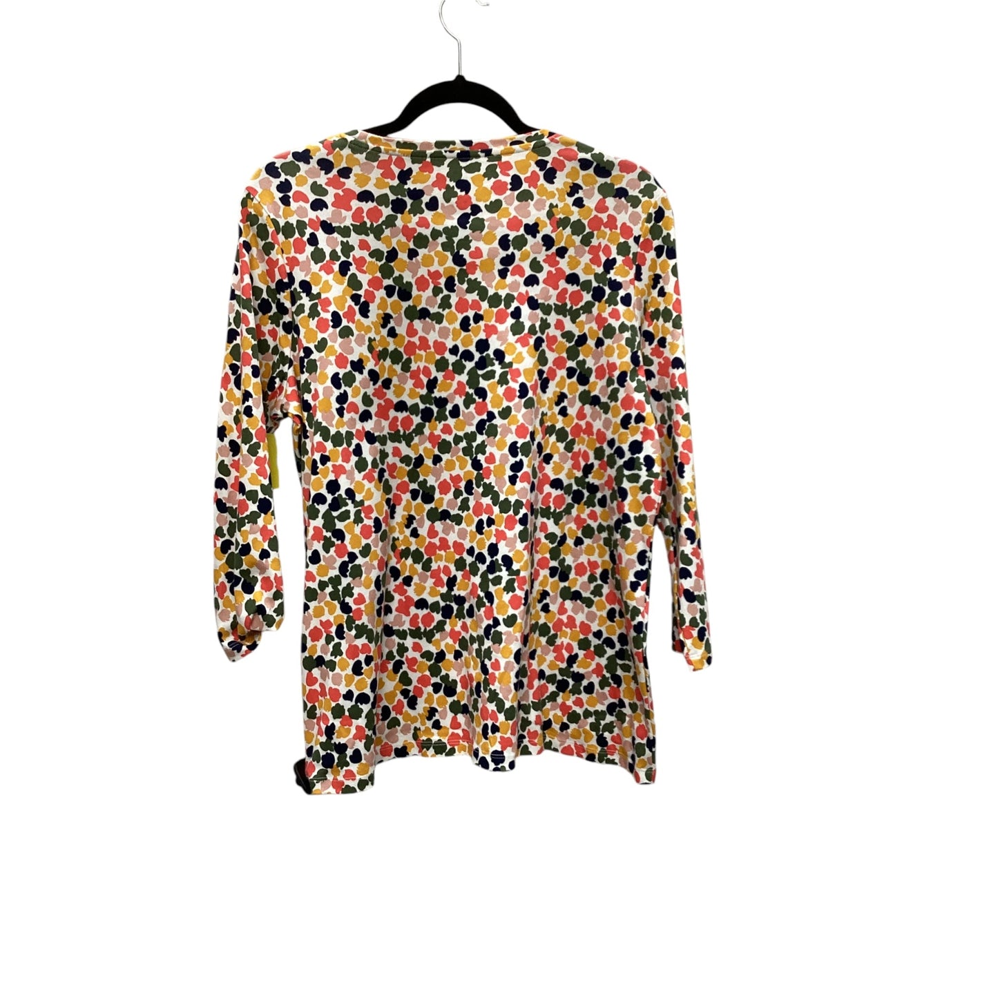 Top Long Sleeve By Kim Rogers In Multi-colored, Size: M