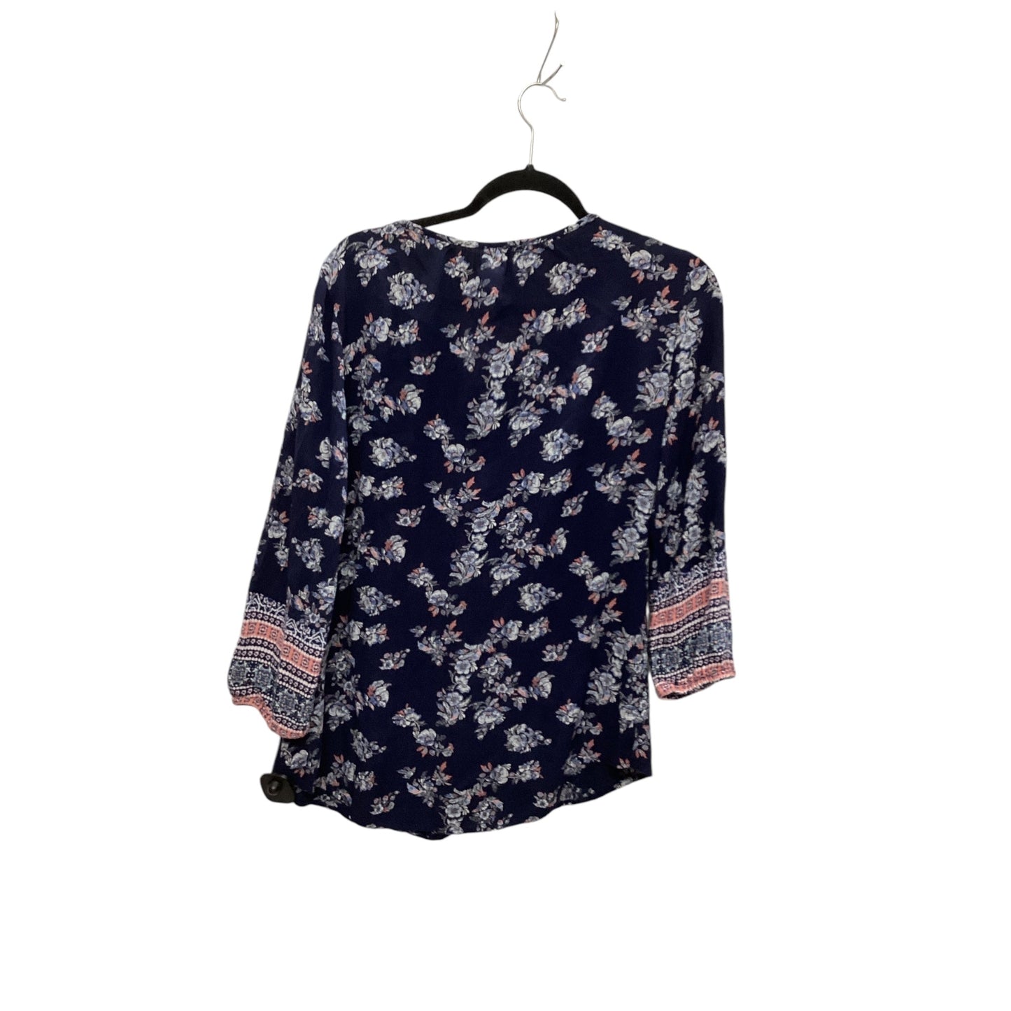 Top Long Sleeve By Sonoma In Blue, Size: S