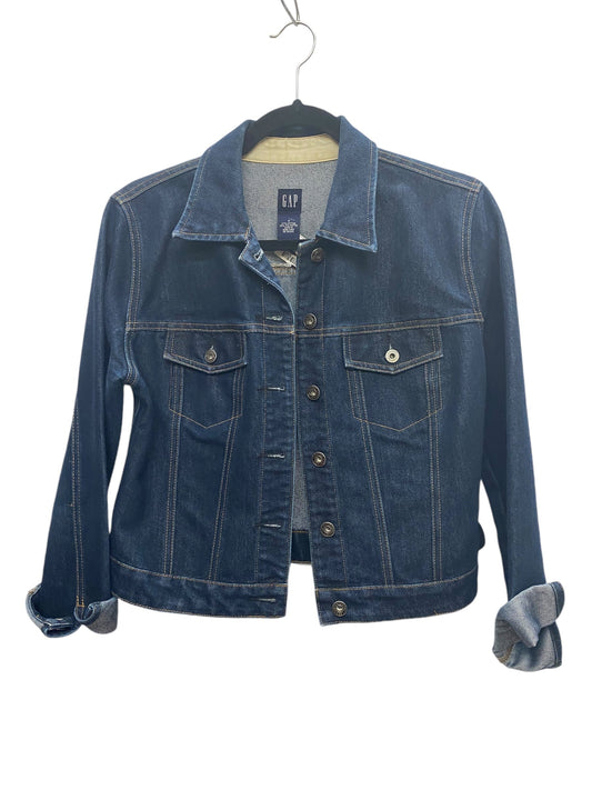 Jacket Denim By Gap In Blue, Size: S