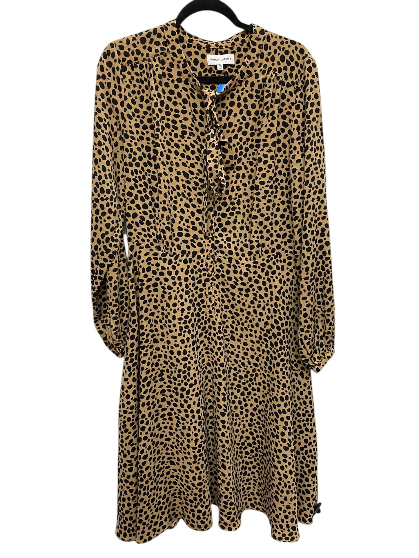 Dress Casual Short By Gibson And Latimer In Animal Print, Size: 14