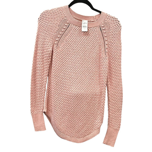 Sweater By Loft In Pink, Size: Xs