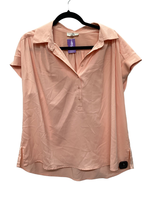 Pink Top Short Sleeve Entro, Size L