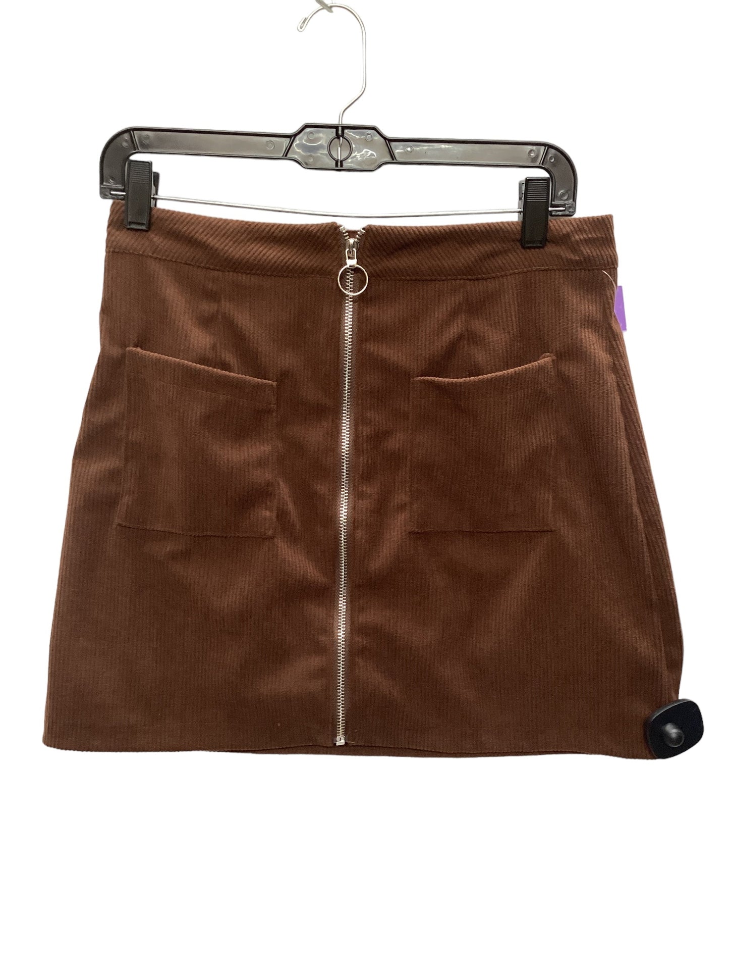 Brown Skirt Mini & Short Shein, Size M