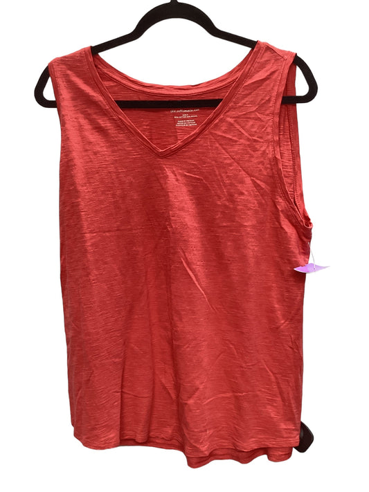 Red Top Sleeveless Basic Chicos, Size 3