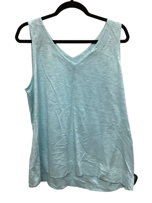 Blue Top Sleeveless Chicos, Size 3