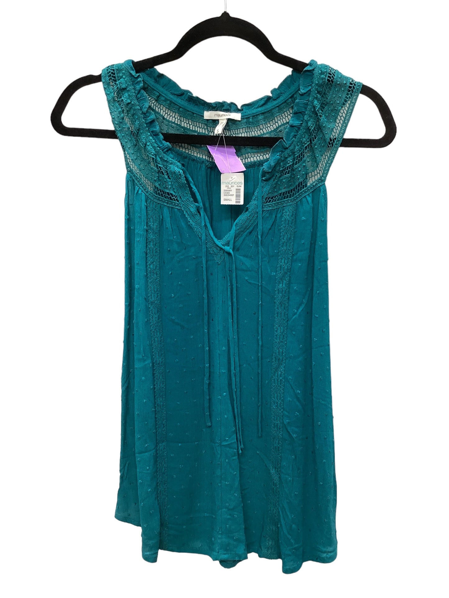 Teal Top Sleeveless Maurices, Size S