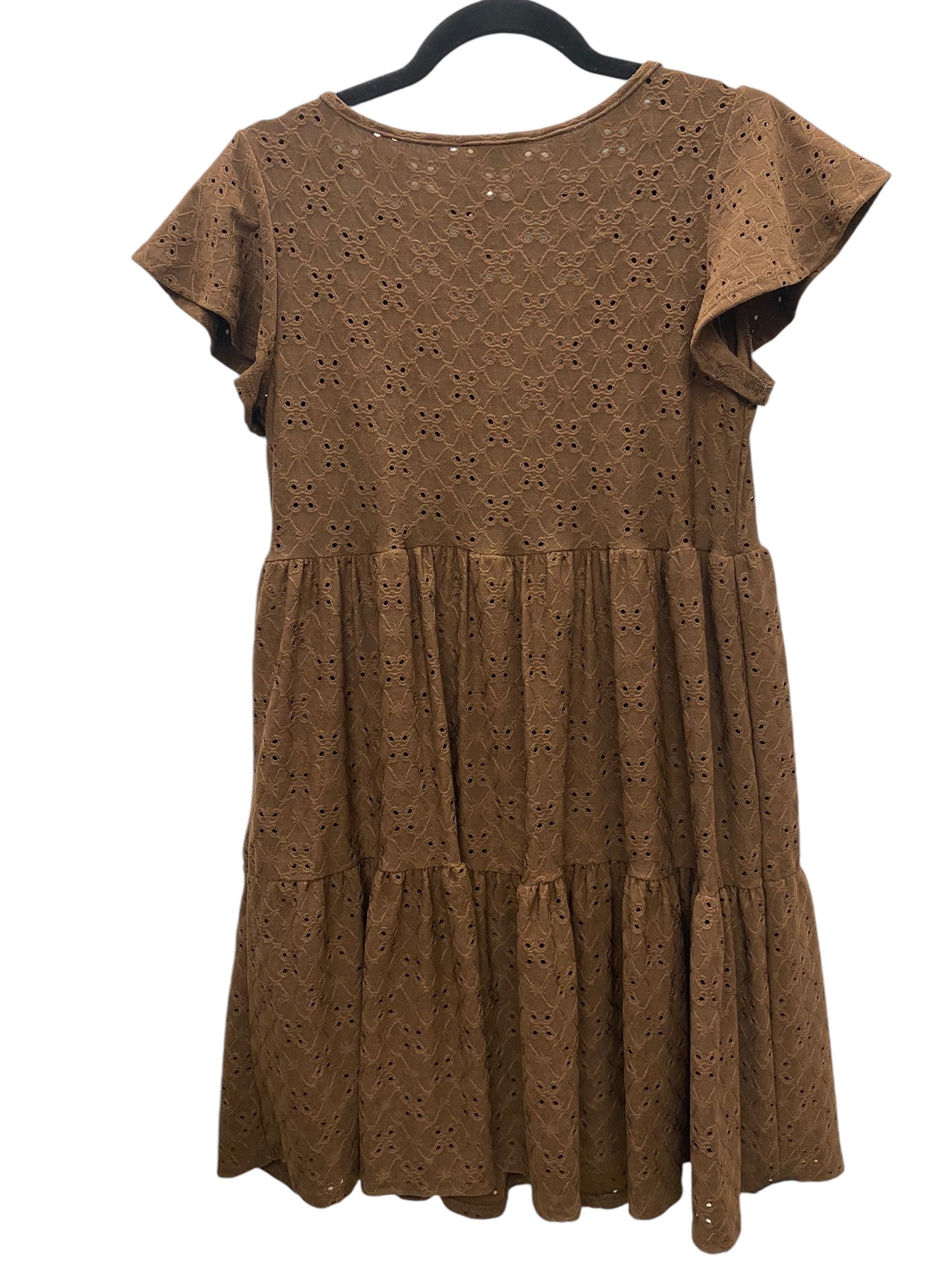 Dress Casual Short By Jessica Simpson In Brown, Size: L