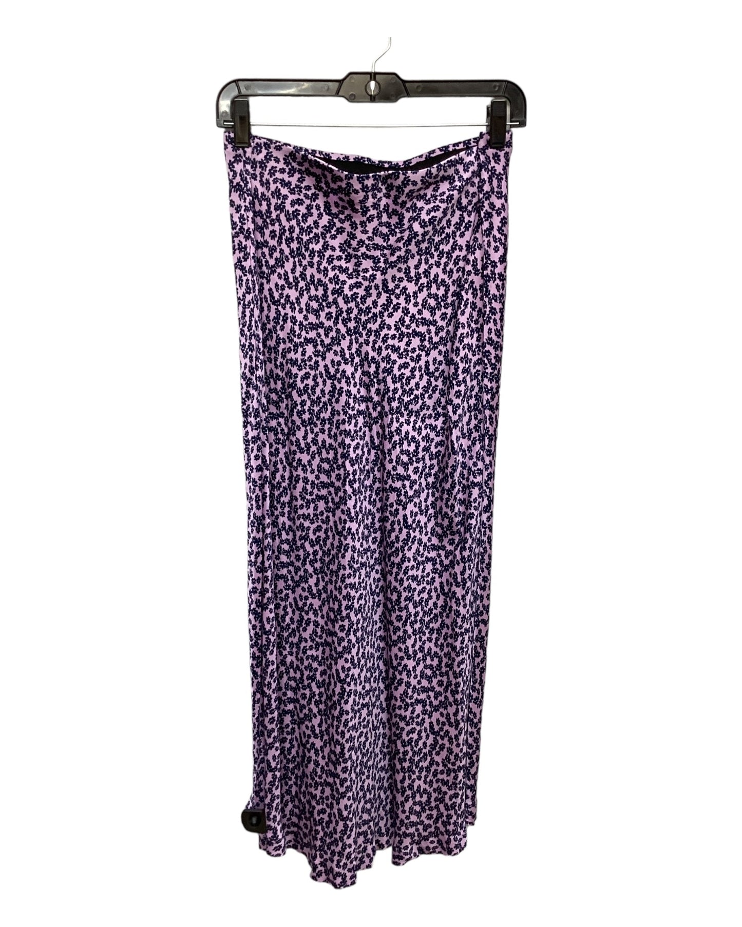 Skirt Midi By Clothes Mentor In Purple, Size: L