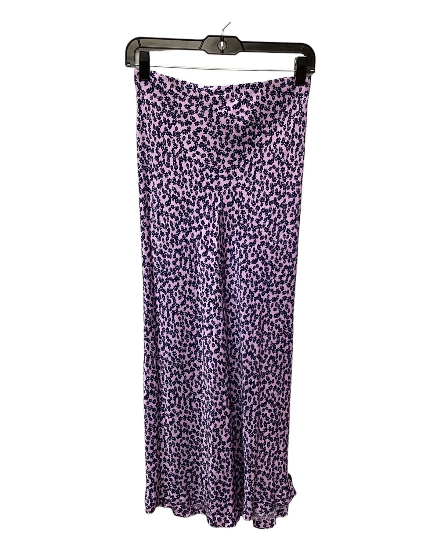 Skirt Midi By Clothes Mentor In Purple, Size: L