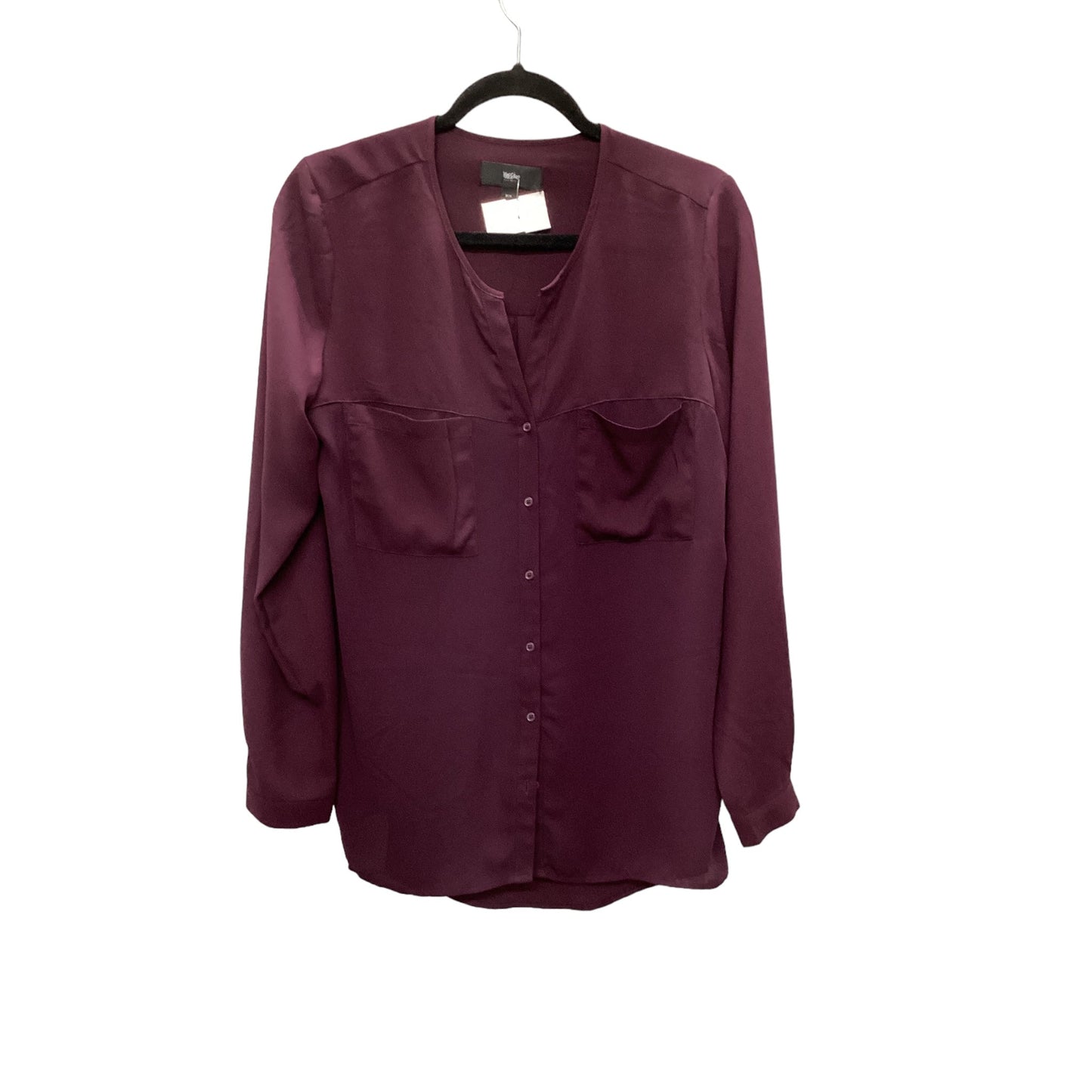 Top Long Sleeve By Mossimo In Purple, Size: M