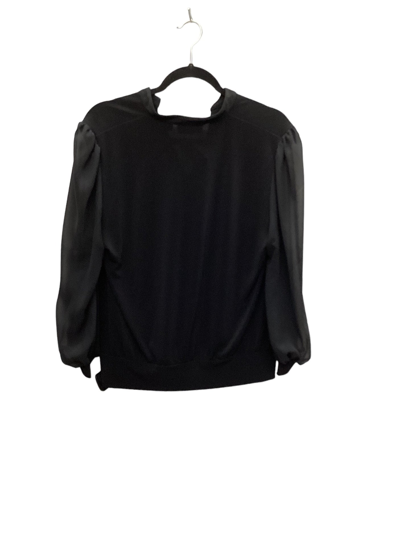 Top Long Sleeve Basic By New York And Co In Black, Size: L