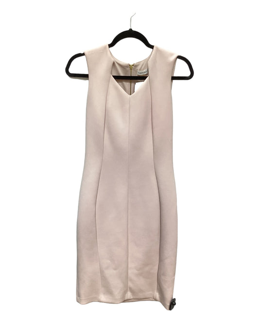 Dress Work By Calvin Klein In Pink, Size: 8