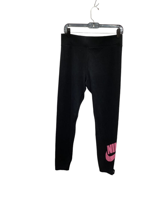 Athletic Leggings By Nike Apparel In Black, Size: L