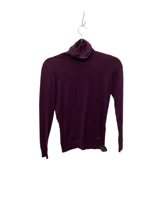 Sweater By Calvin Klein In Purple, Size: Xs