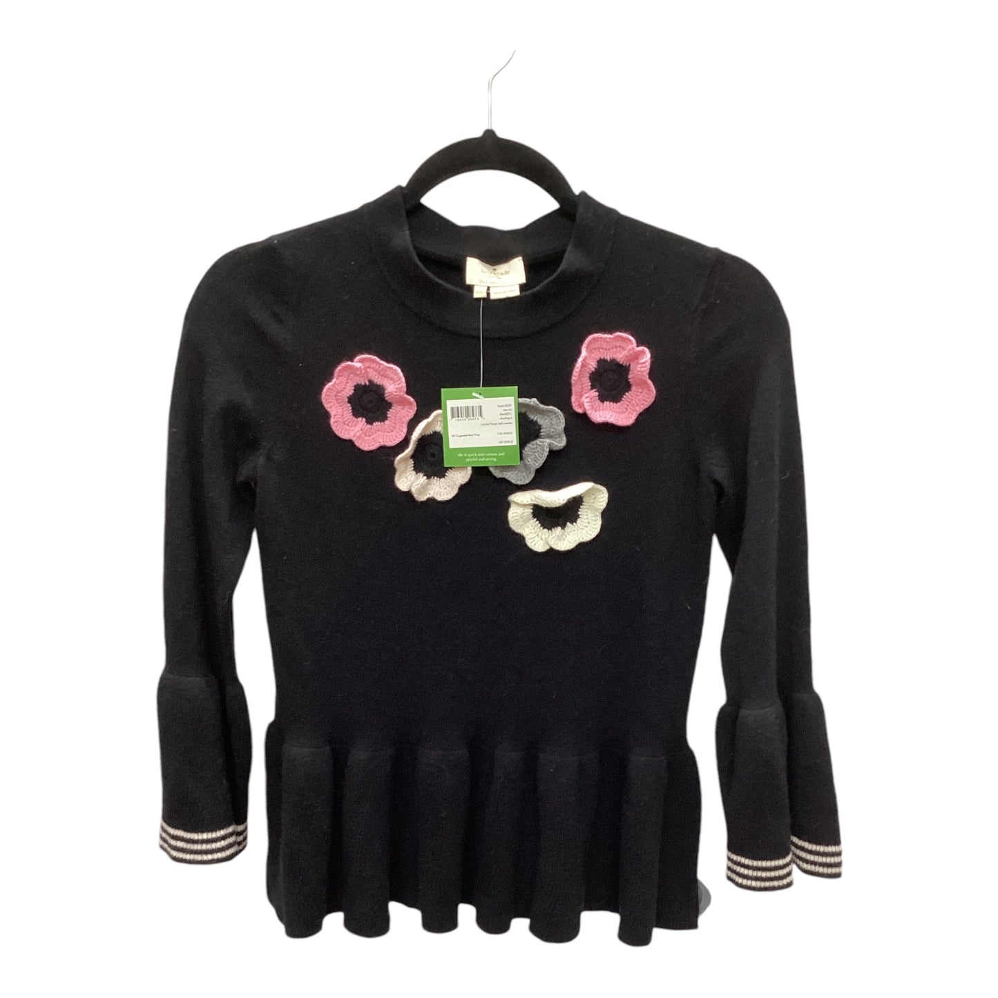 Sweater By Kate Spade In Black, Size: Xxs