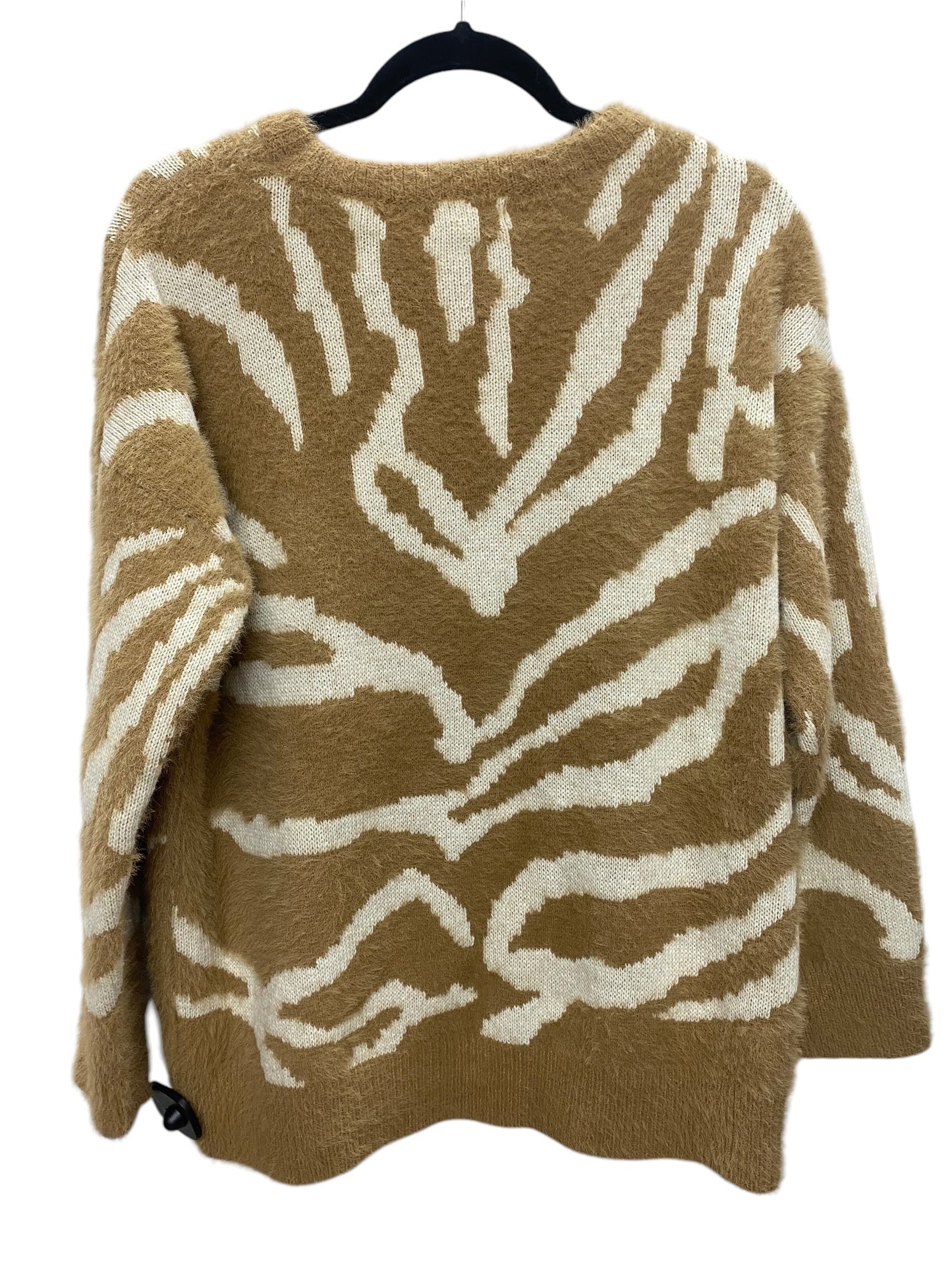 Sweater By Entro In Zebra Print, Size: L