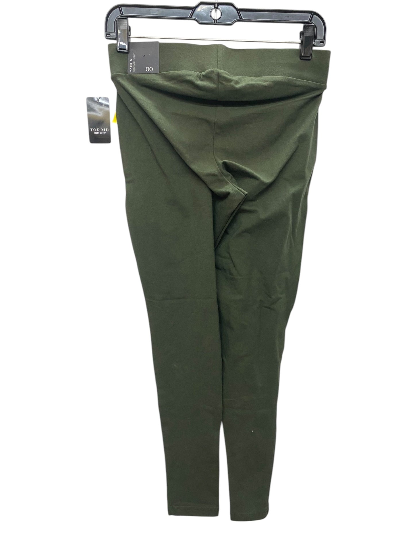 Pants Leggings By Torrid In Green, Size: 0