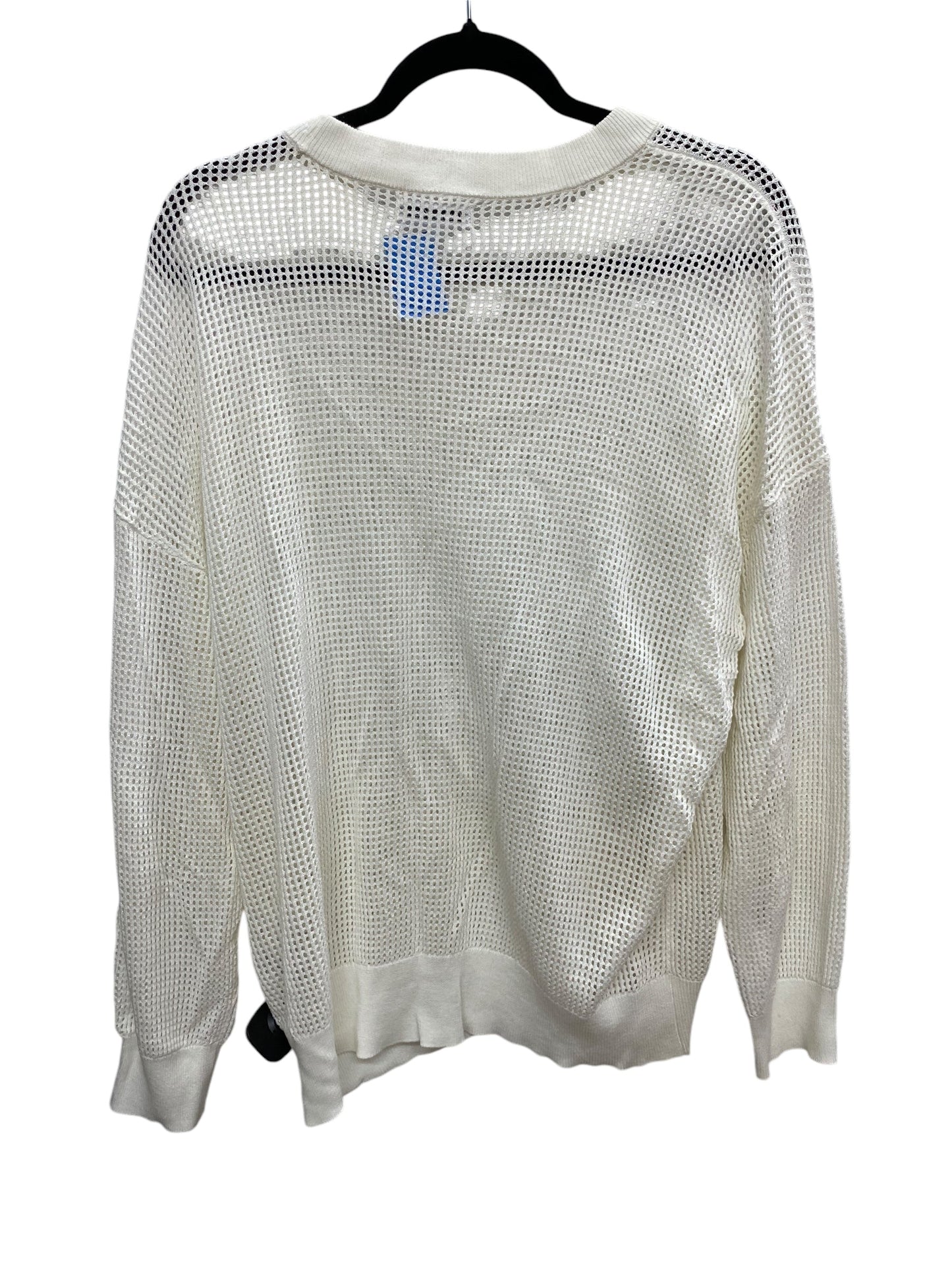 Top Long Sleeve Basic By Calvin Klein In White, Size: Xl