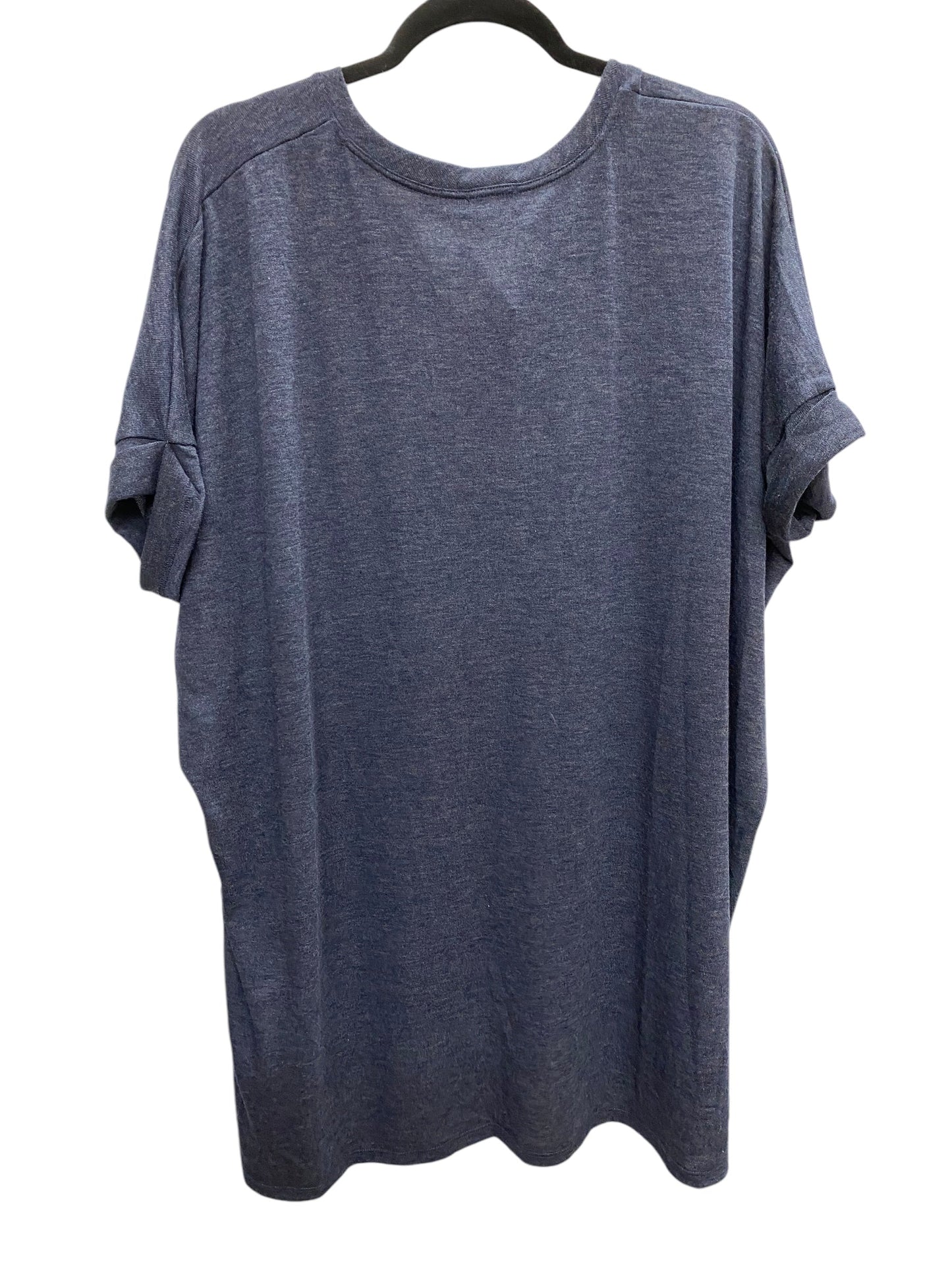 Top Short Sleeve Basic By Chicos In Blue, Size: M