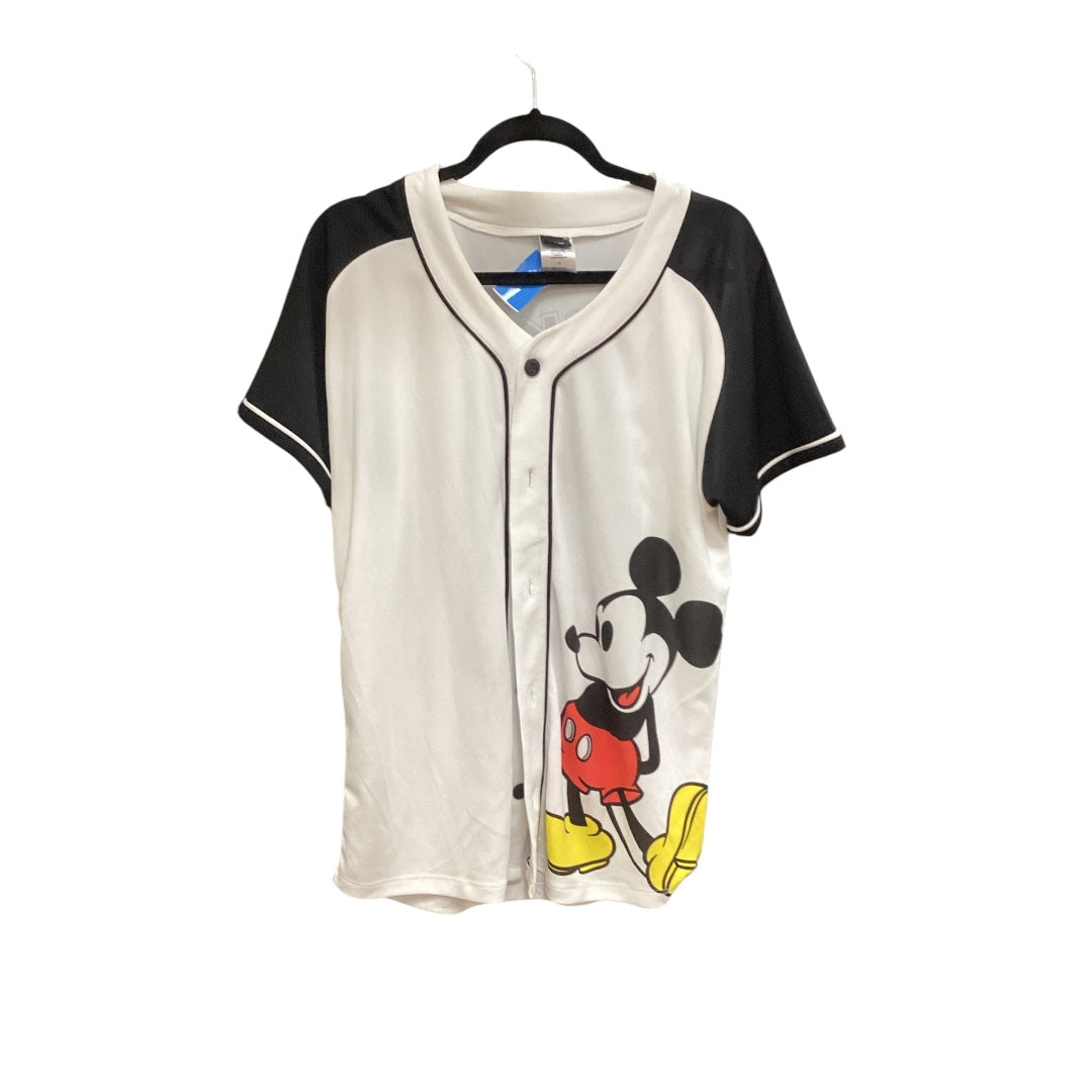 Top Short Sleeve By Disney Store In Black, Size: Xl