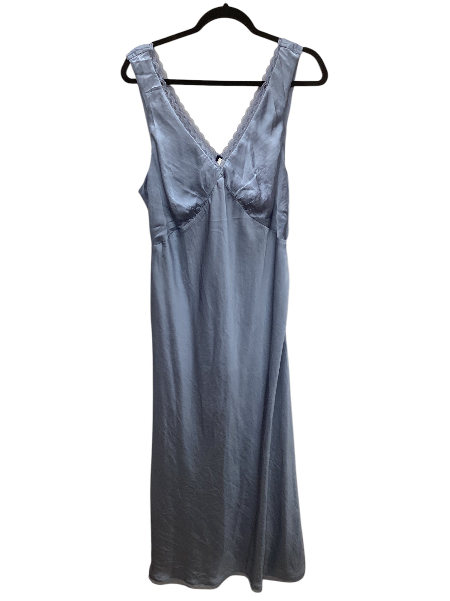 Dress Casual Maxi By American Eagle In Blue, Size: Xl