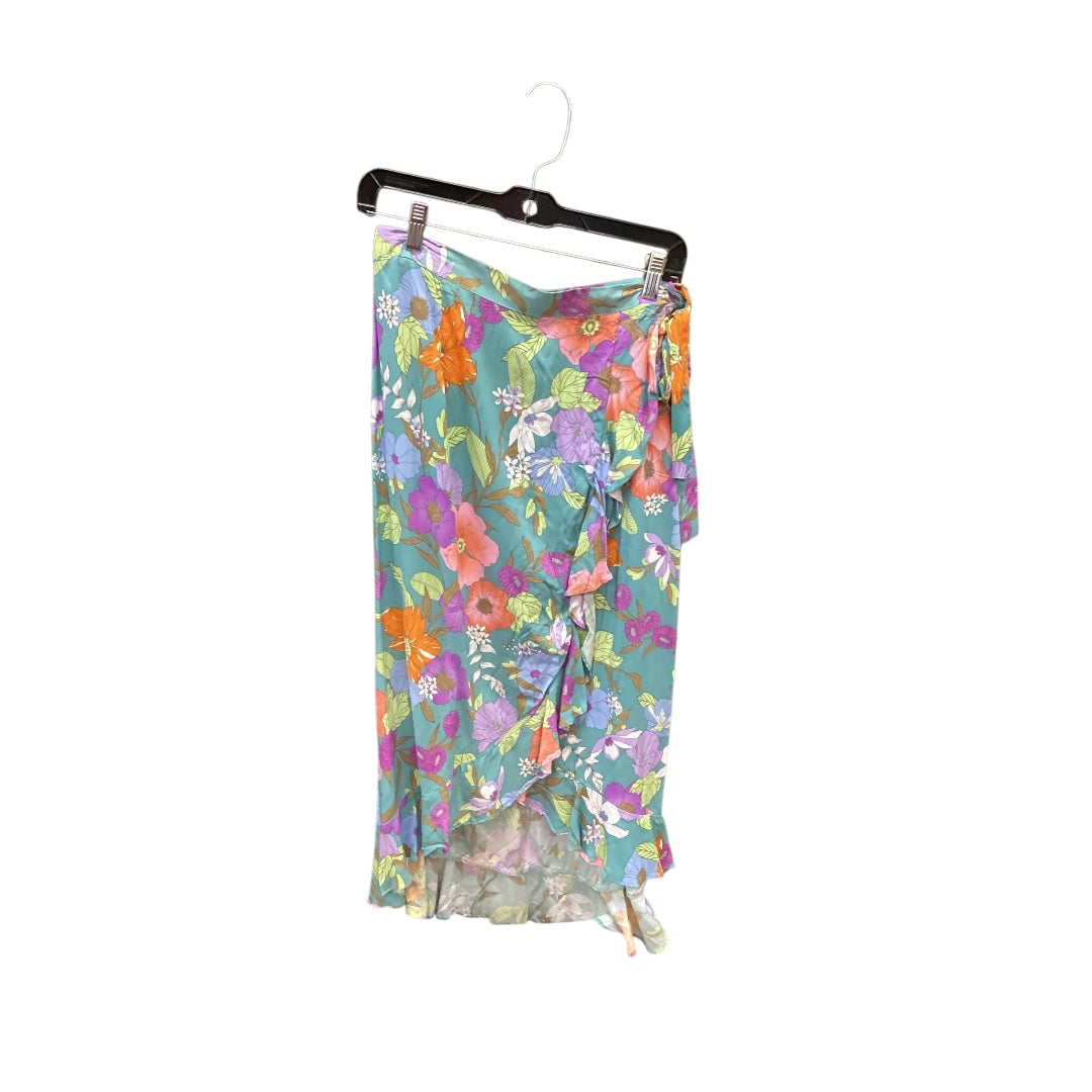 Skirt Midi By Rachel Roy In Floral Print, Size: S