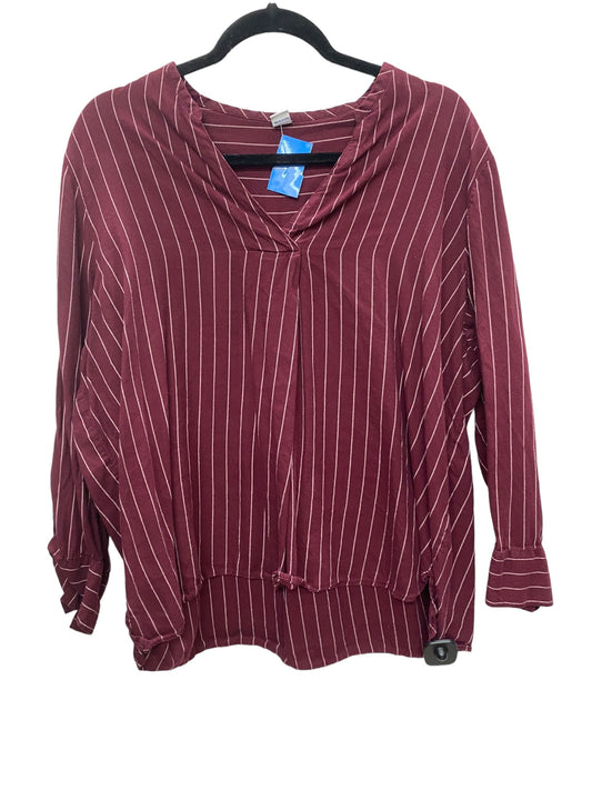 Purple Top Long Sleeve Old Navy, Size Xl