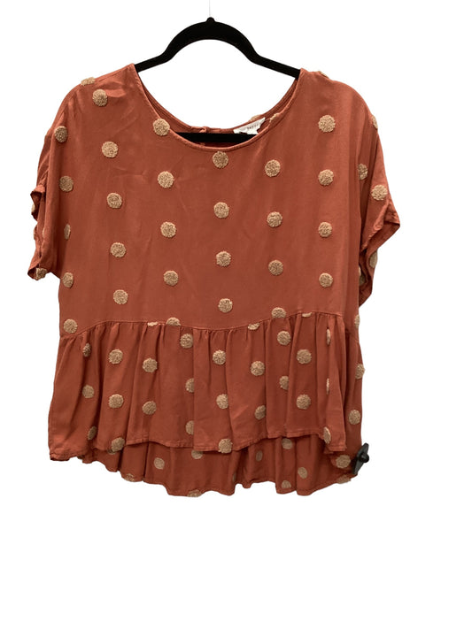Top Short Sleeve By Blu Pepper  Size: S