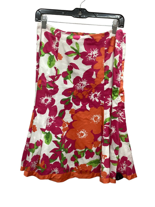 Floral Print Skirt Midi Cato, Size S