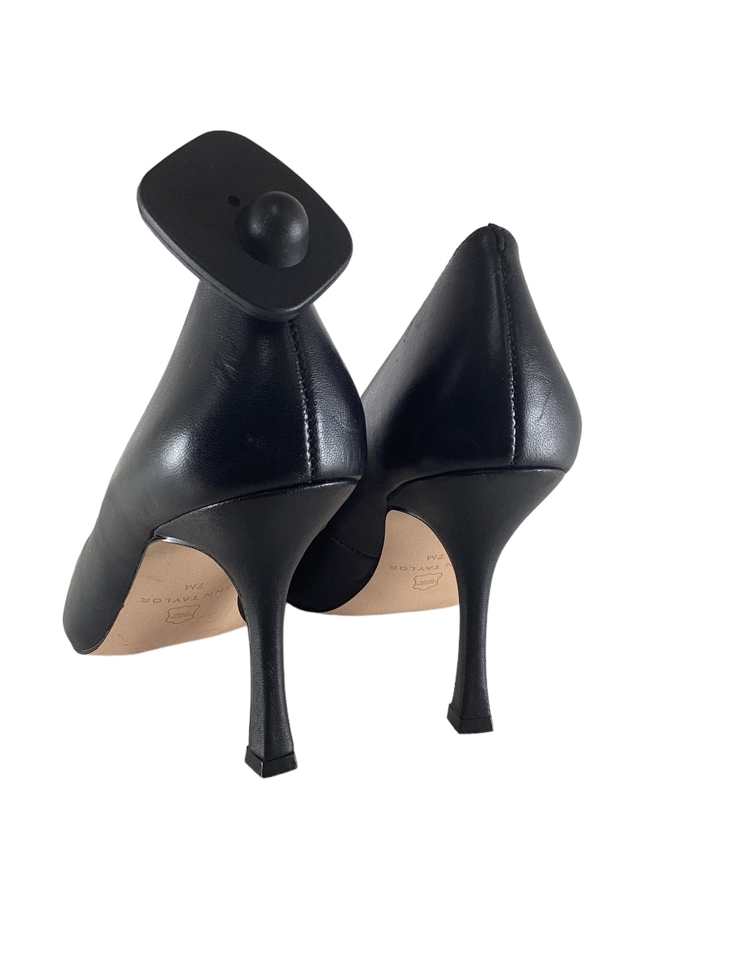 Black Shoes Heels Stiletto Ann Taylor, Size 7