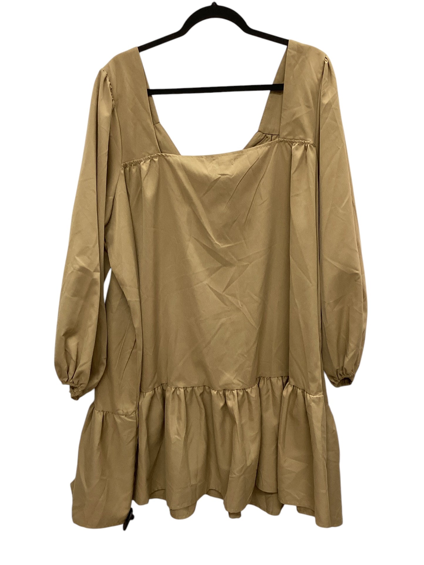 Dress Casual Short By Boohoo Boutique In Tan, Size: Xl