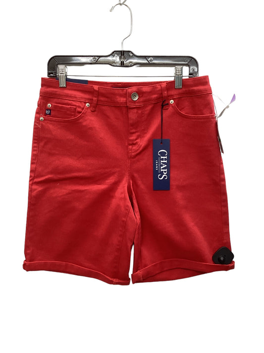Red Shorts Chaps, Size 8