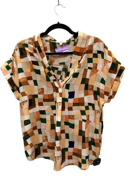 Multi-colored Top Short Sleeve Entro, Size S