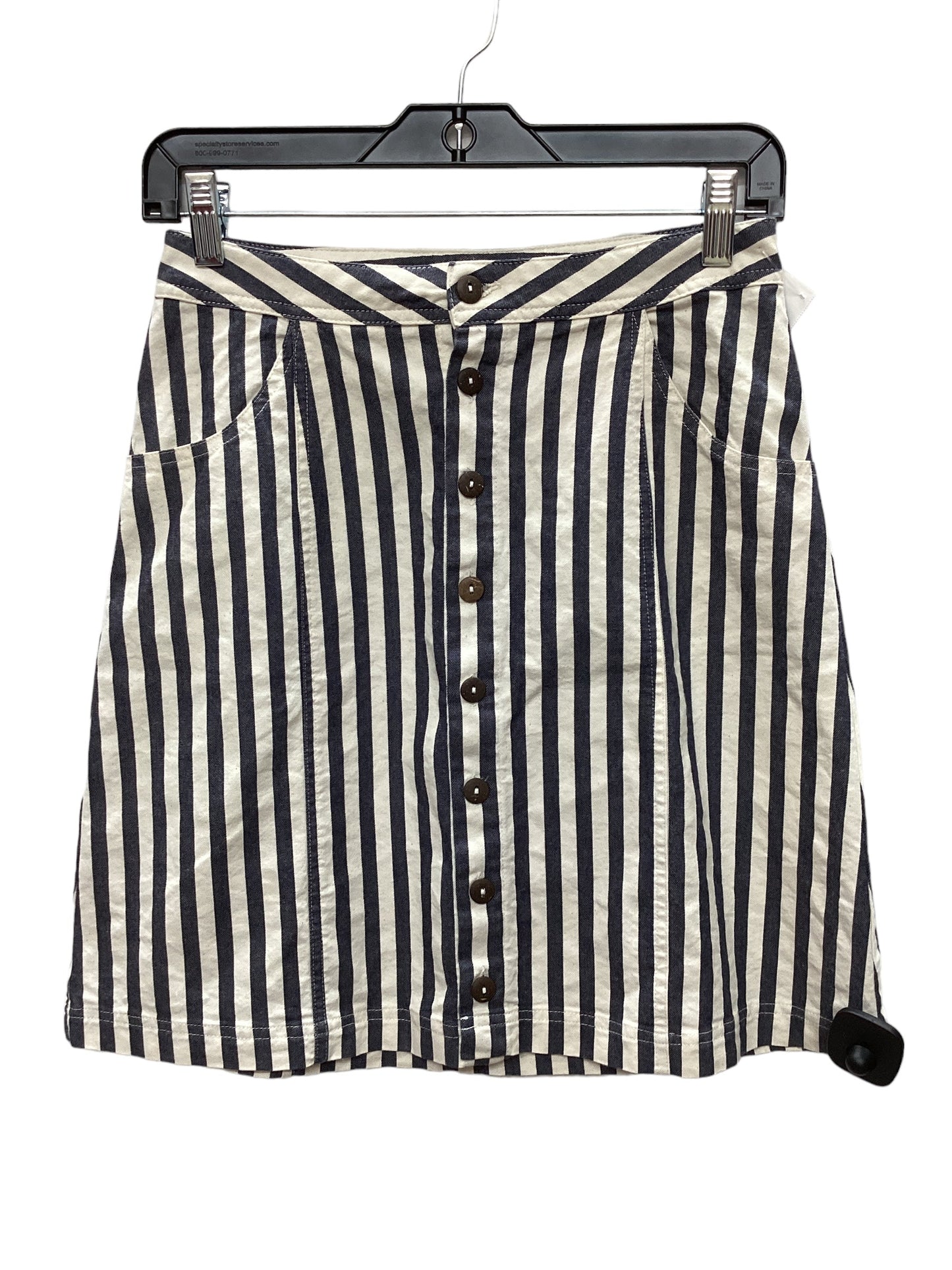 Striped Pattern Skirt Mini & Short Clothes Mentor, Size S