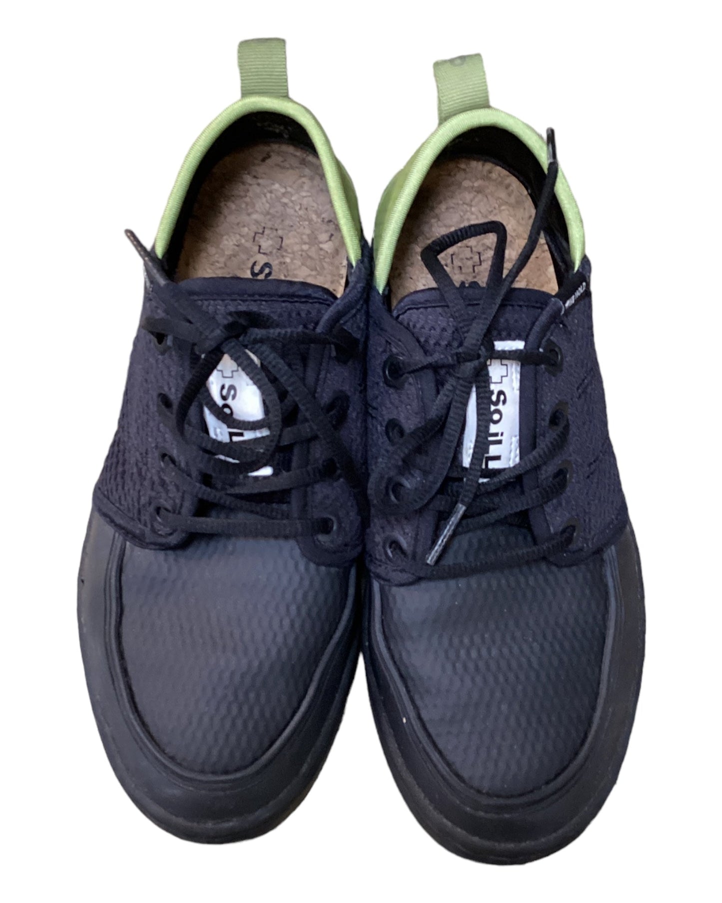 Black & Green Shoes Sneakers Cmb, Size 6