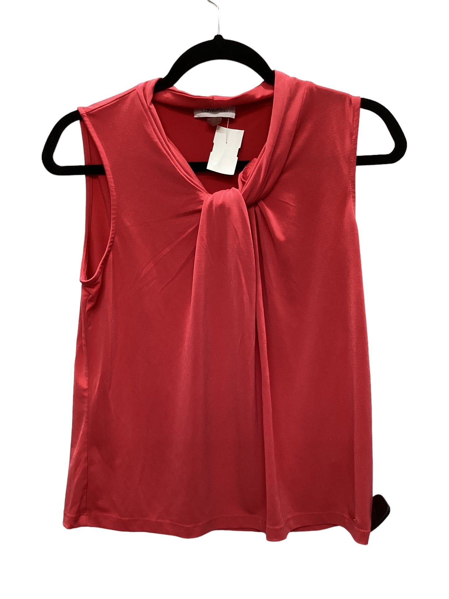 Pink Top Sleeveless Calvin Klein, Size Petite  M