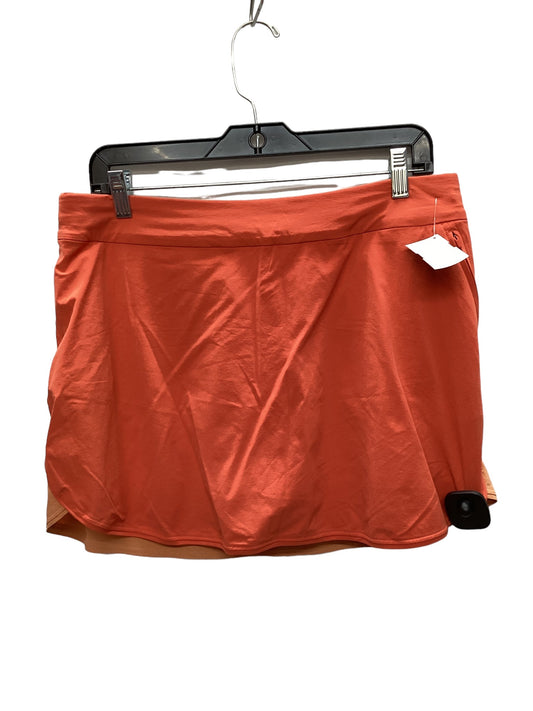 Orange Athletic Skort Outdoor Voices, Size L