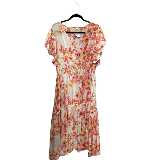 Dress Casual Maxi By Easel In Floral Print, Size: 1x