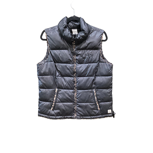 Vest Puffer & Quilted By Pink In Black, Size: L