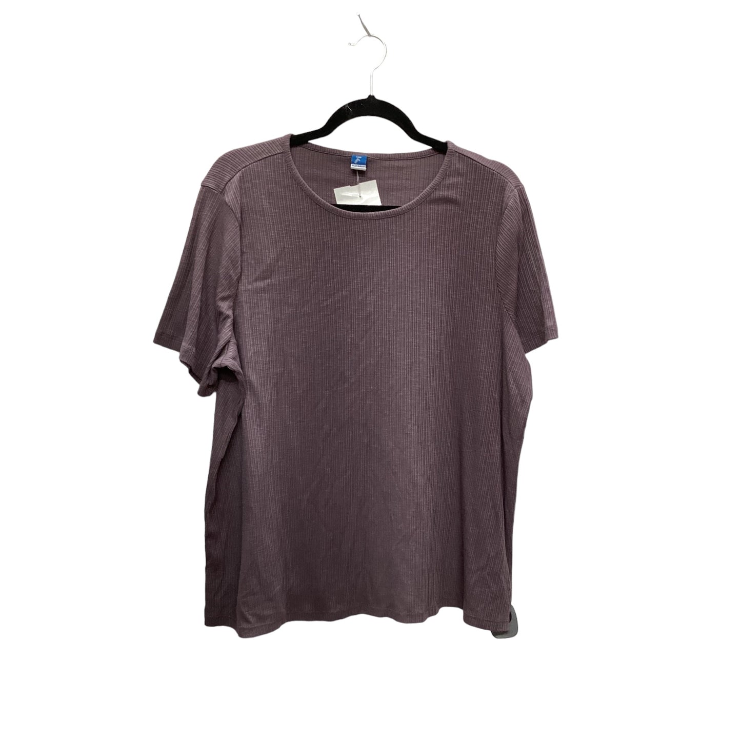 Top Short Sleeve Basic By Old Navy In Purple, Size: Xl