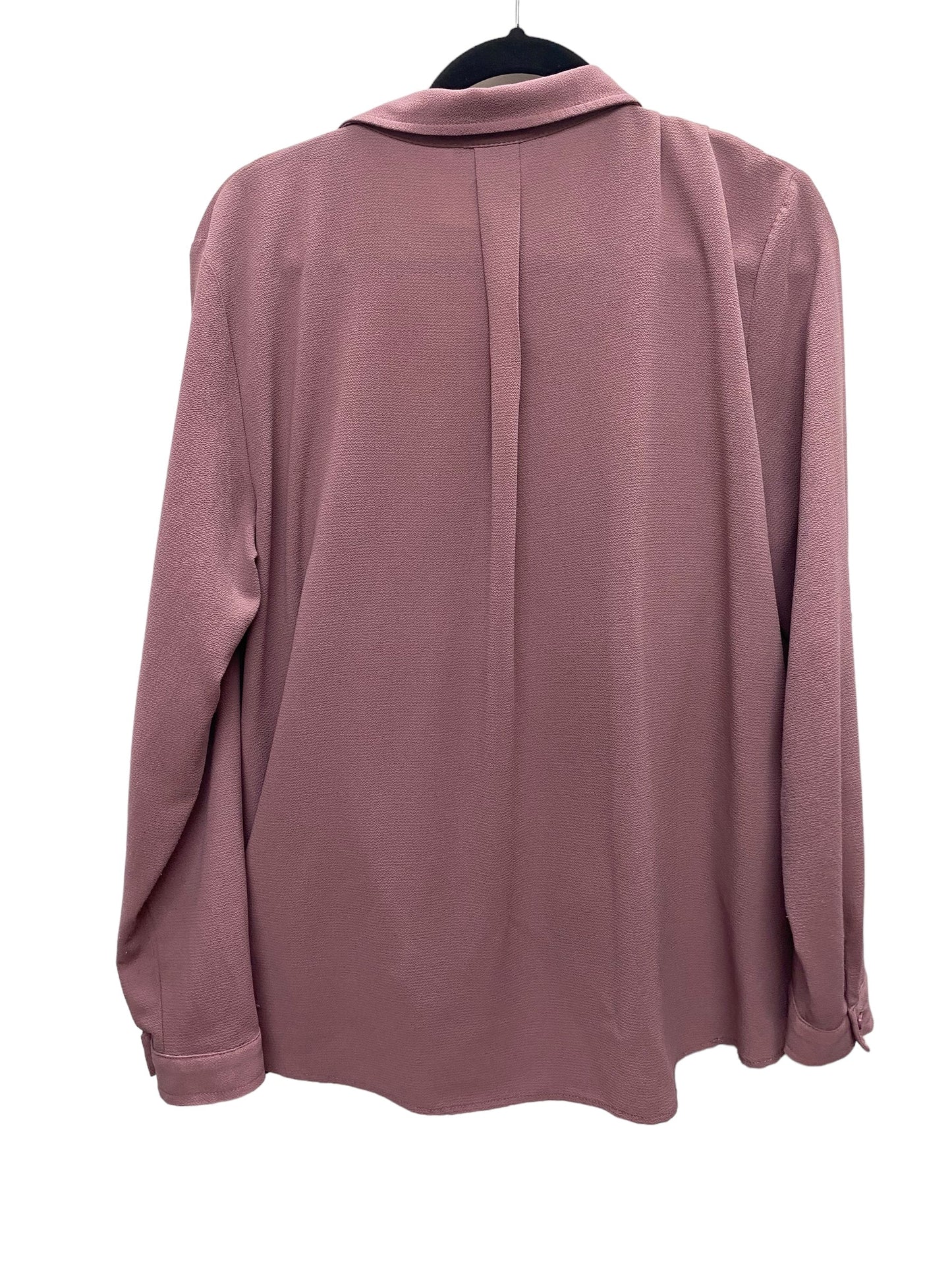 Top Long Sleeve By Olive And Oak In Purple, Size: Xl