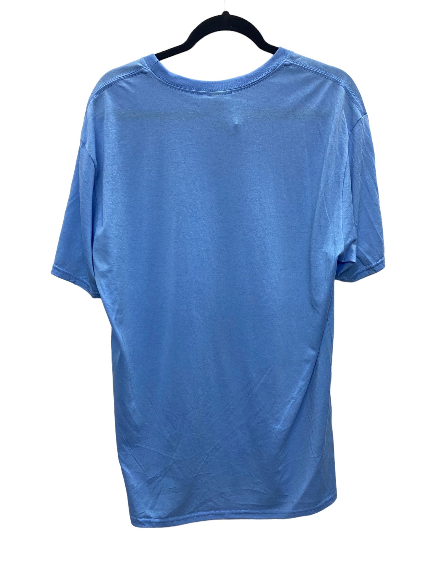 Top Short Sleeve Basic By Gildan In Blue, Size: L