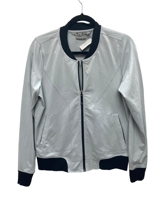 Athletic Jacket By Athleta In Grey, Size: M