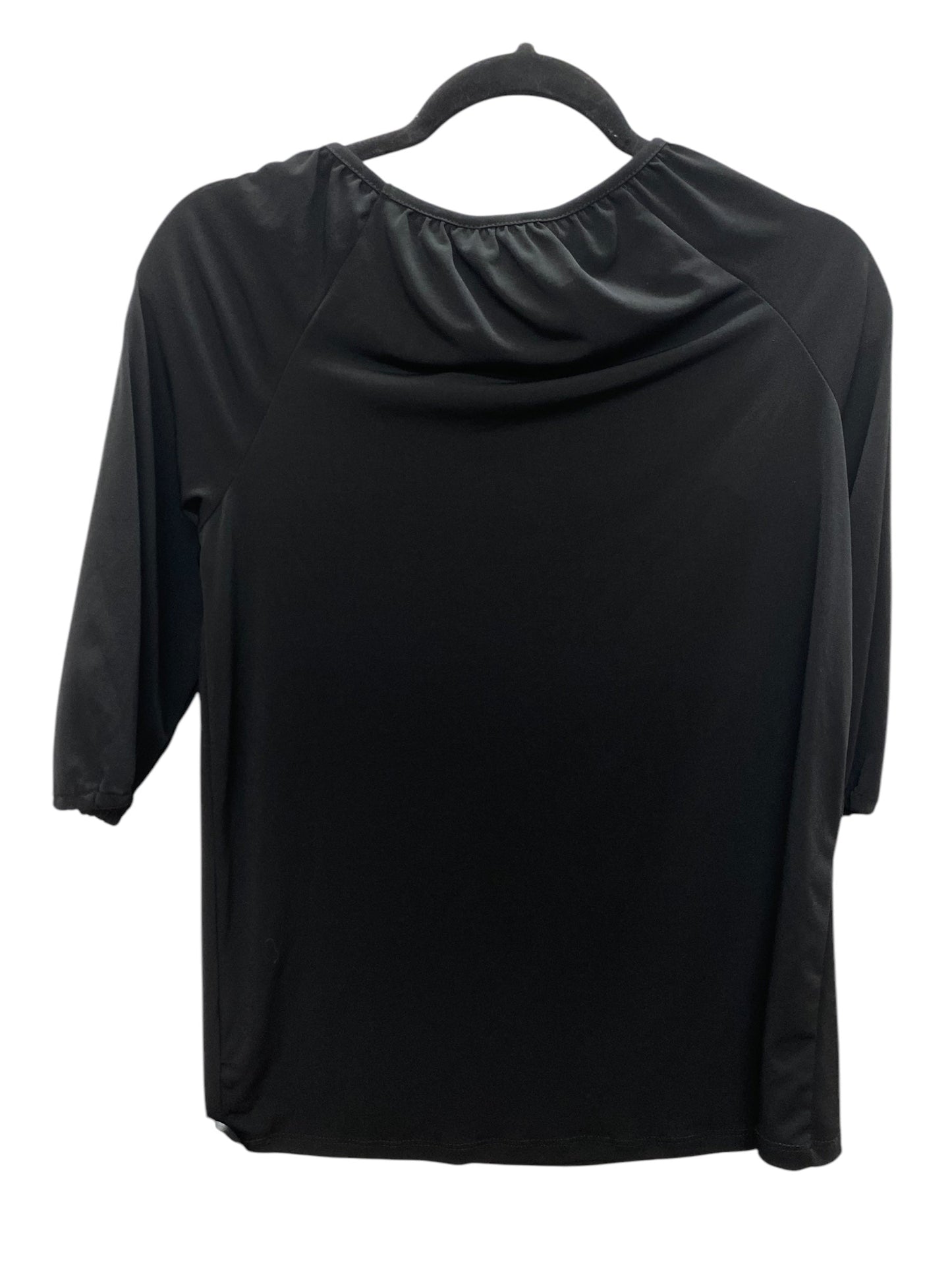 Top Long Sleeve By Ellen Tracy In Black, Size: Xs