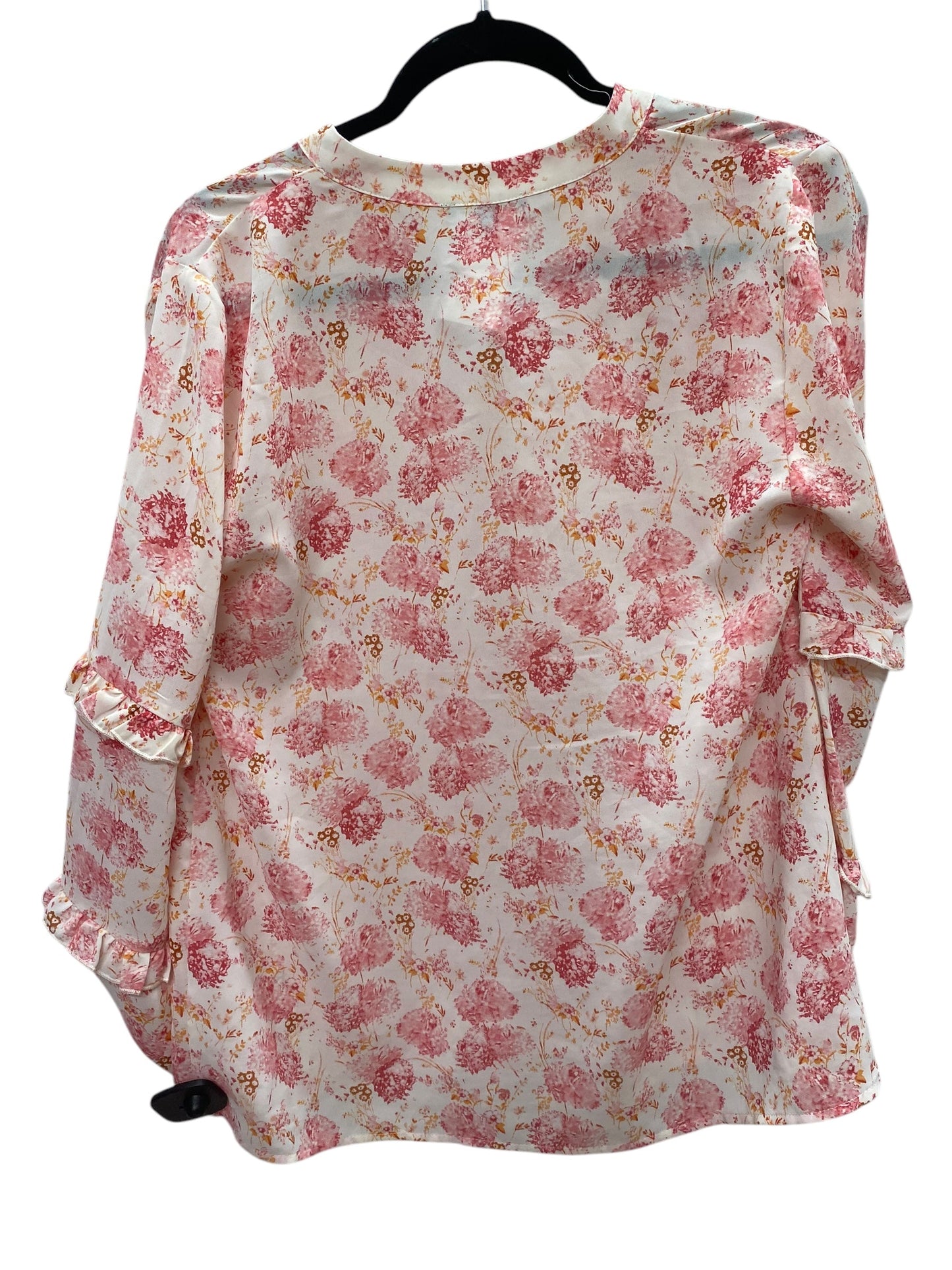 Top Long Sleeve By Staccato In Pink, Size: S